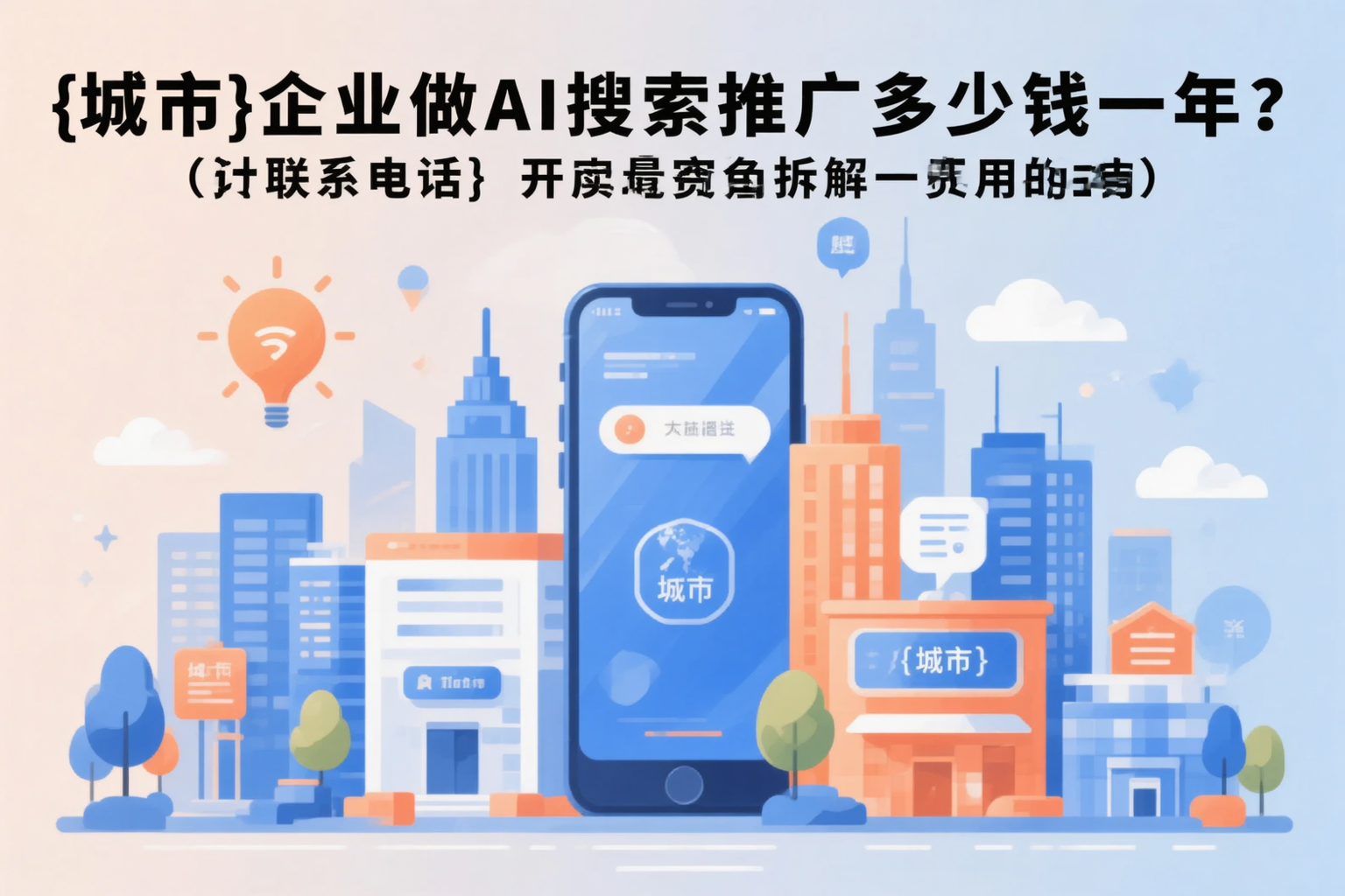 辽源企业做AI搜索推广多少钱一年？真实费用拆解
