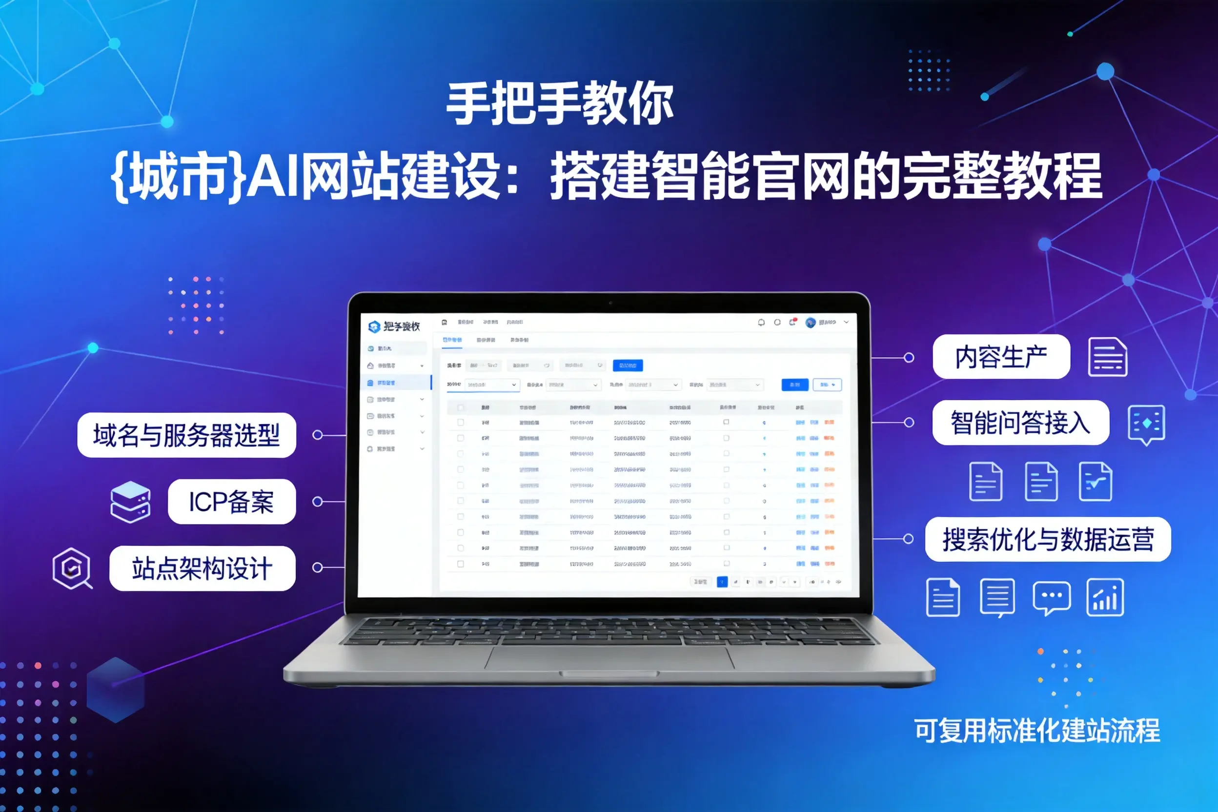 手把手教你辽源AI网站建设：搭建智能官网的完整教程
