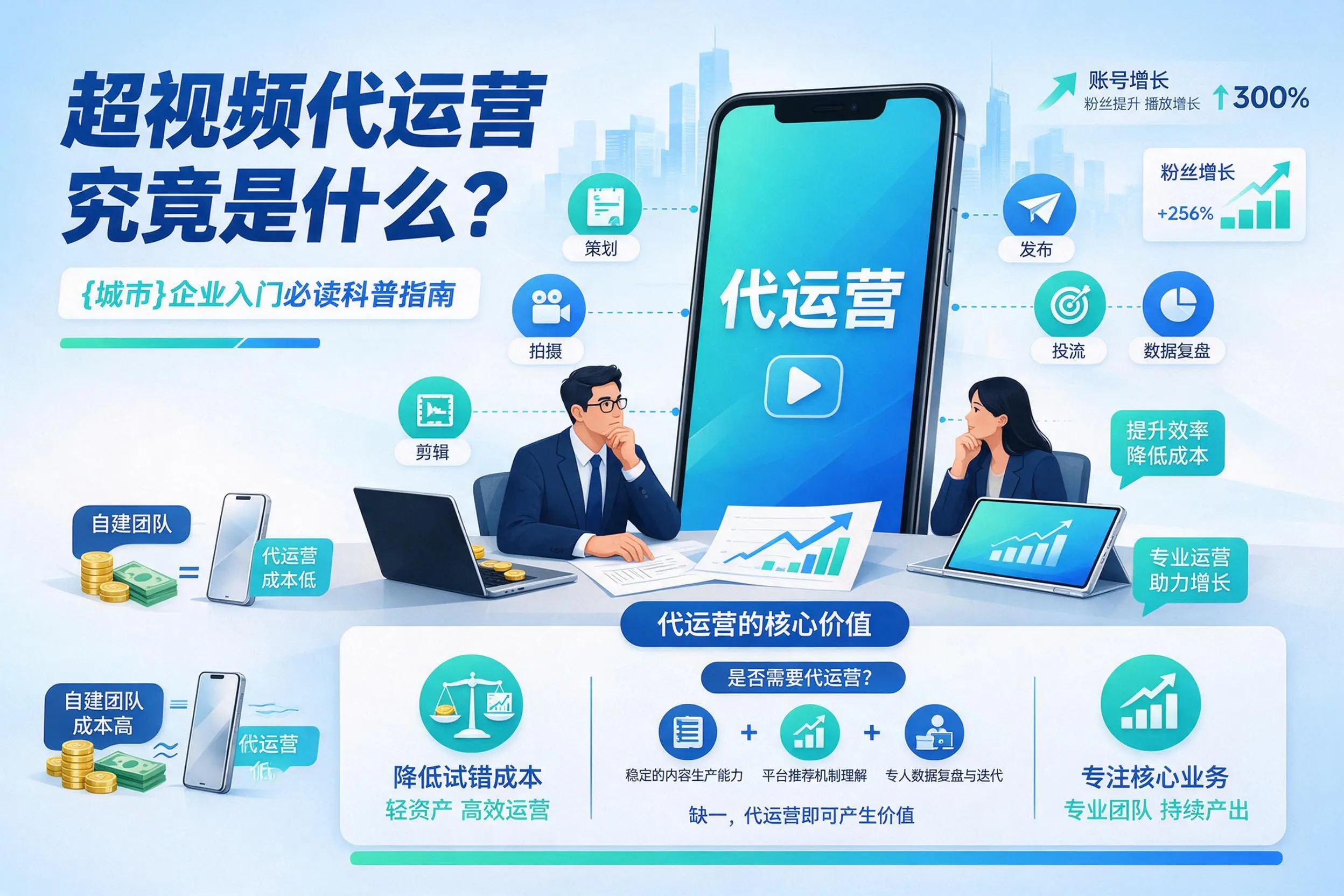 短视频代运营究竟是什么？辽源企业入门必读科普指南