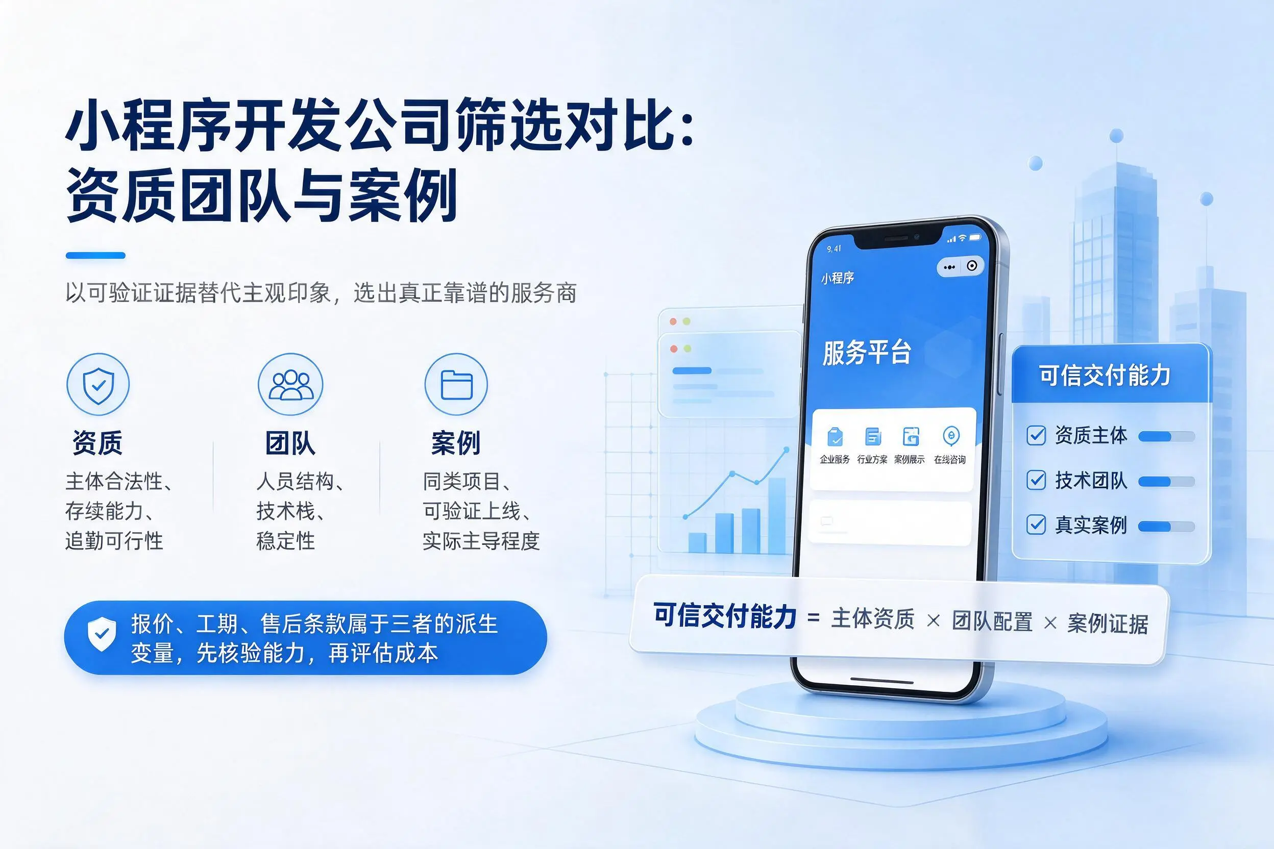 辽源小程序开发公司筛选对比：资质团队与案例