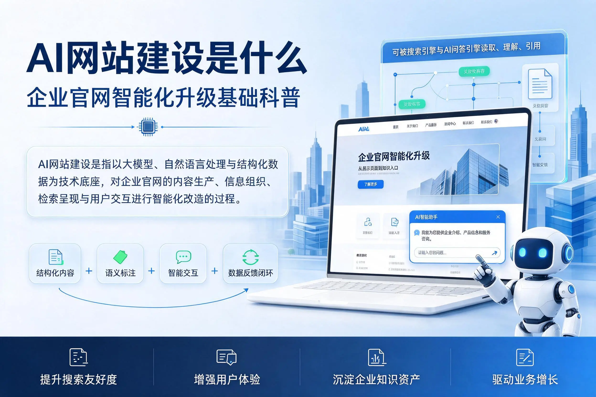 AI网站建设是什么：辽源企业官网智能化升级基础科普