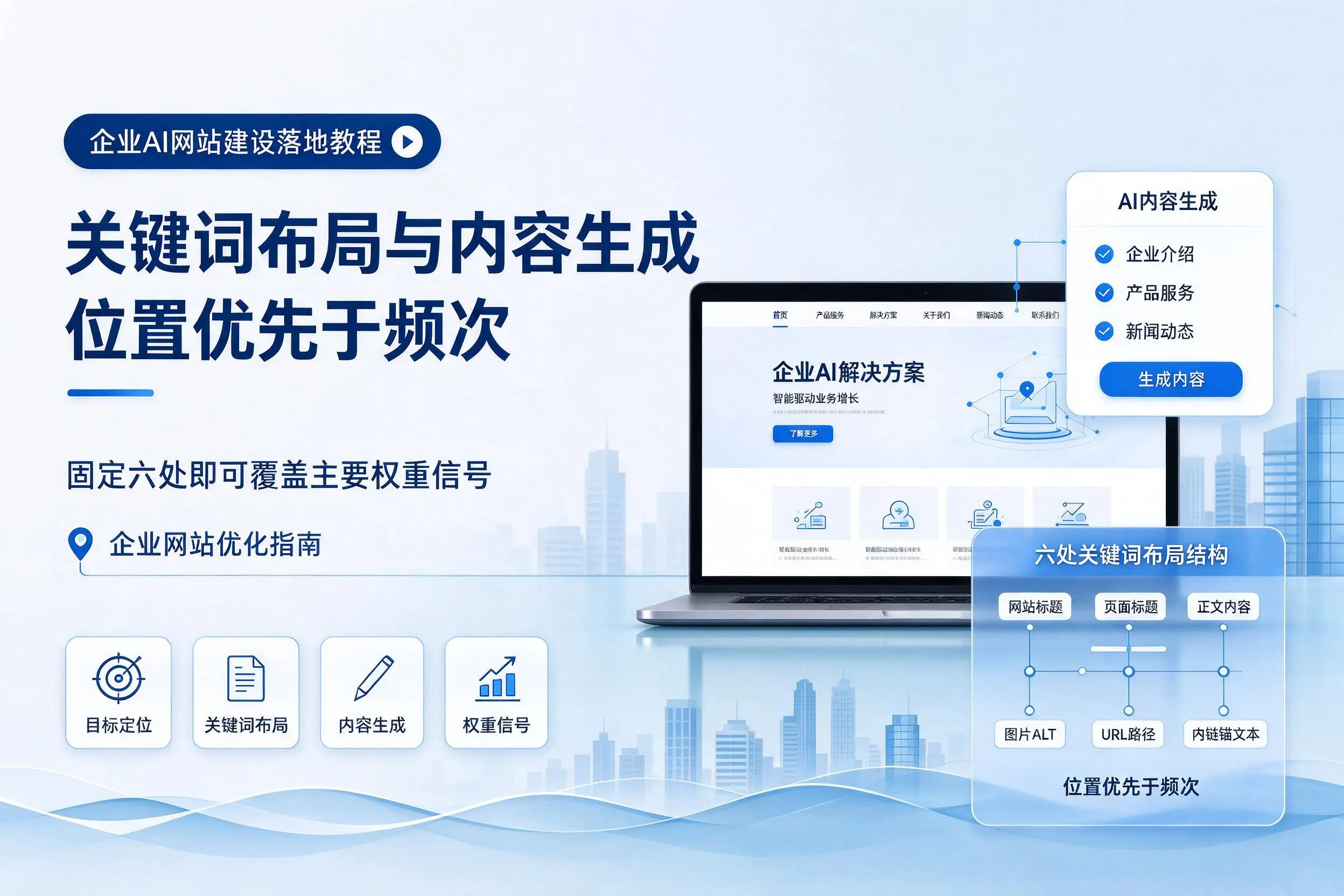 辽源企业AI网站建设落地教程:关键词布局与内容生成