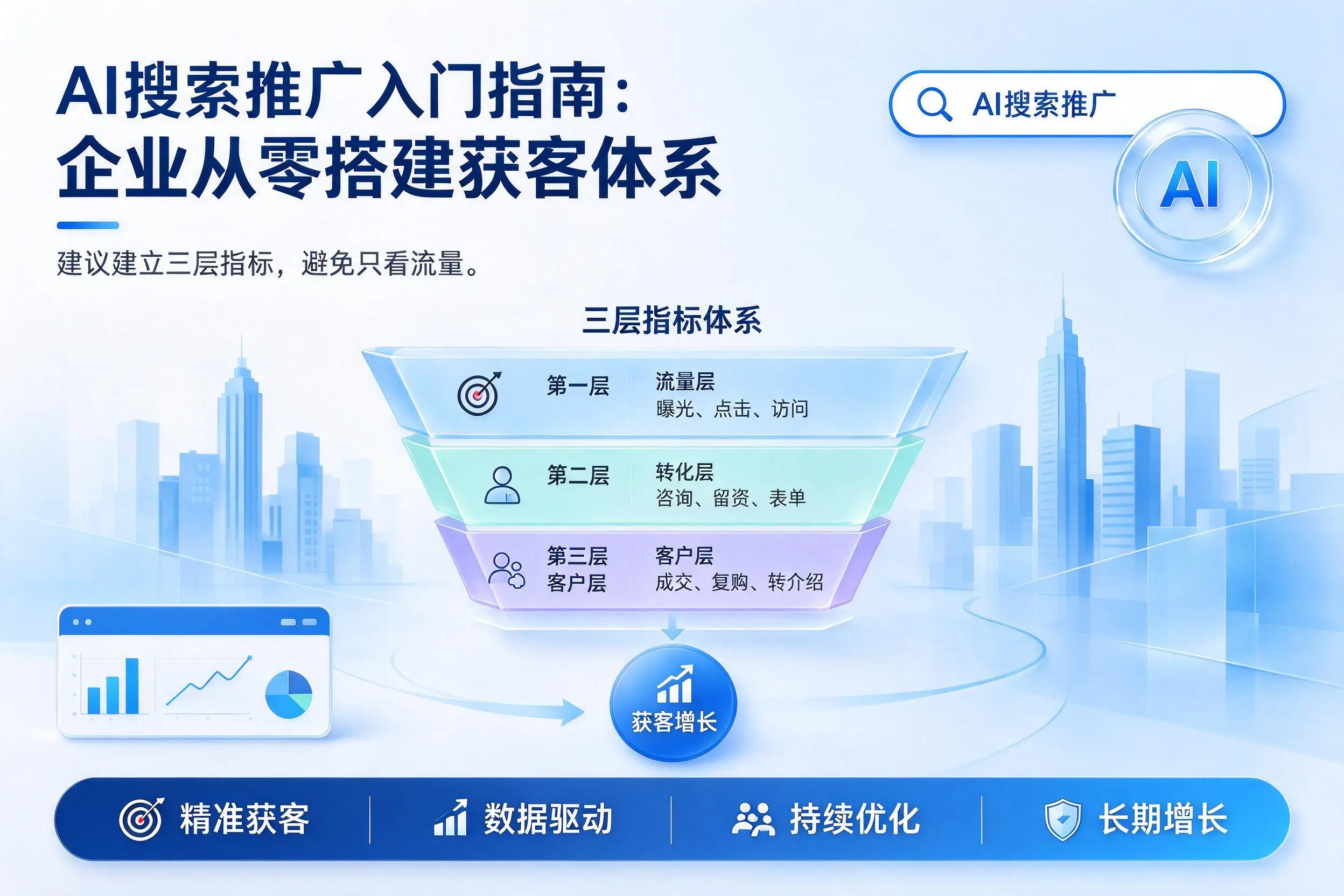 AI搜索推广入门指南：辽源企业从零搭建获客体系