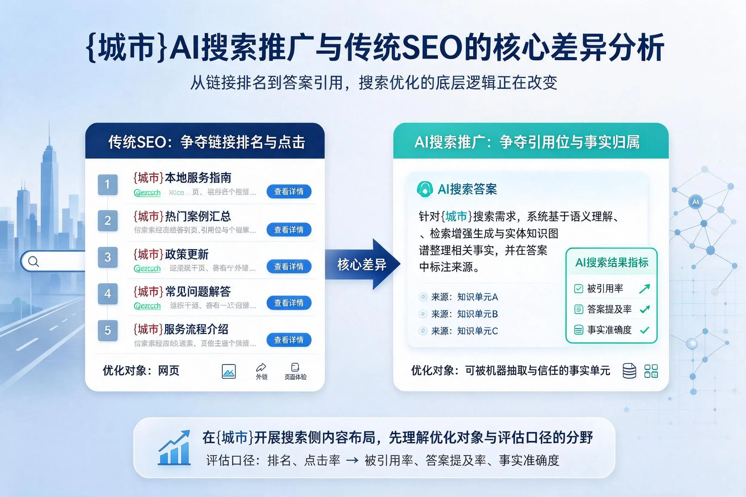 辽源AI搜索推广与传统SEO的核心差异分析